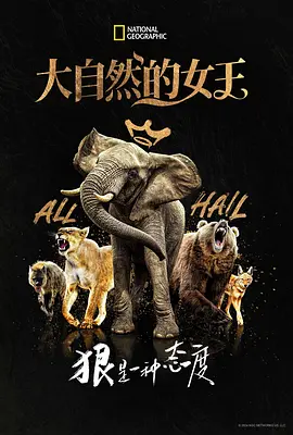 野性王后/大自然的女王 Queens (2024) 动物王国中雌性领袖纪录片 全7集 豆瓣9.6 4K HDR 英语中字