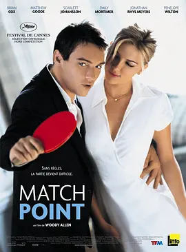 赛末点 Match Point (2005) 高分爱情悬疑片 1080P 中英双字[3.4GB]